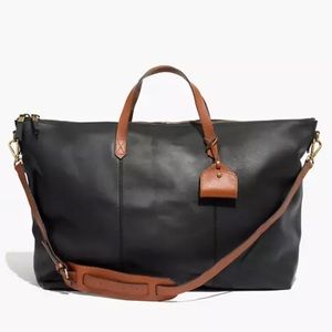Madewell Leather Transport Weekender